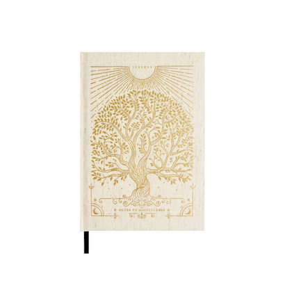 Notes to mindfulness journal linen