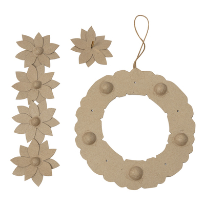 Decopatch kartonski vijenac 2x29x29cm 2