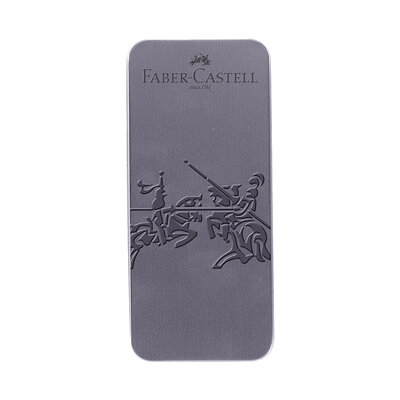 Faber castell garnitura kemijska olovka nalivpero harmony siva 3