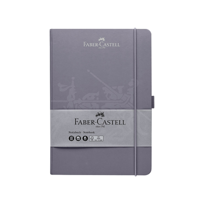 Faber castell notes s gumicom karo 14,5x21cm sivi