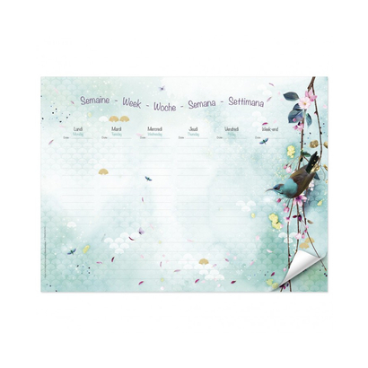 Clairefontaine sakura dream tjedni planer 30 x 40 cm