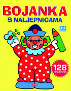 Bojanka s naljepnicama klaun