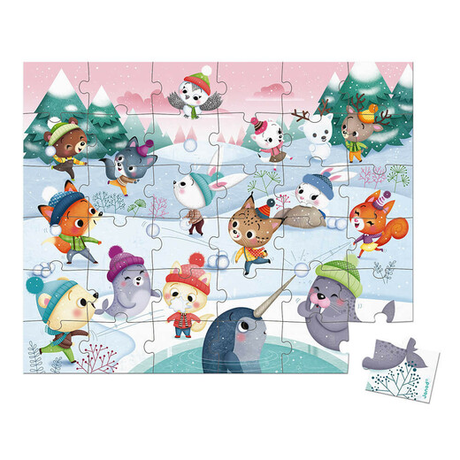 Puzzle snježna zabava 1