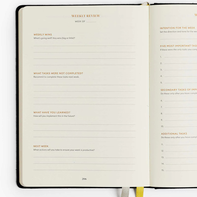 Productivity planner black 3