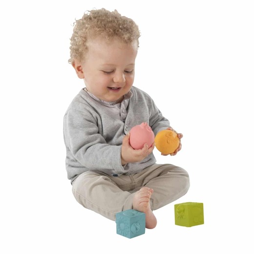 Žirafa sophie set 2 kocke i 2 kugle so'pure 2