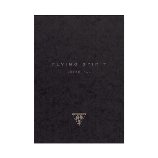 Clairefontaine flying spirit sketchpad black 19x25cm