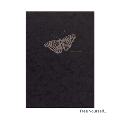 Clairefontaine flying spirit sketchpad black 19x25cm 3