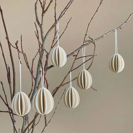 Lovi uskršnja jaja natural wood 4,5cm 6kom 1