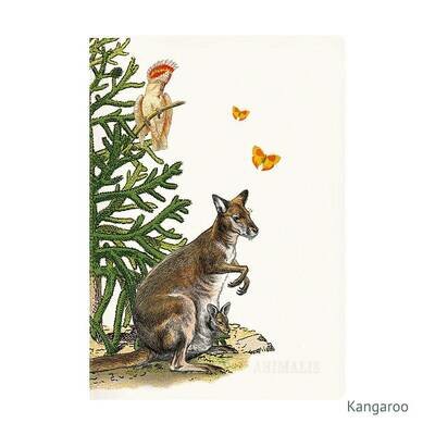 Clairefontaine bilježnica animalis a5 kangaroo