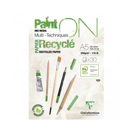 Clairefontaine blok reciklirani painton a5