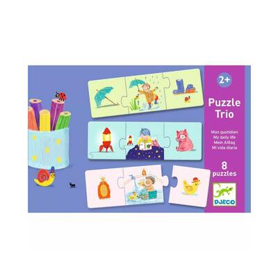 Puzzle trio dnevna rutina