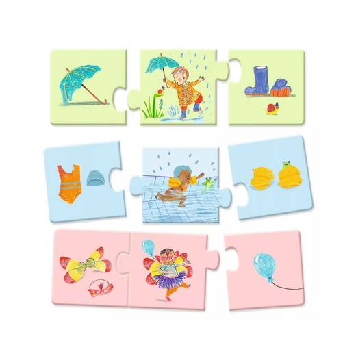 Puzzle trio dnevna rutina 2