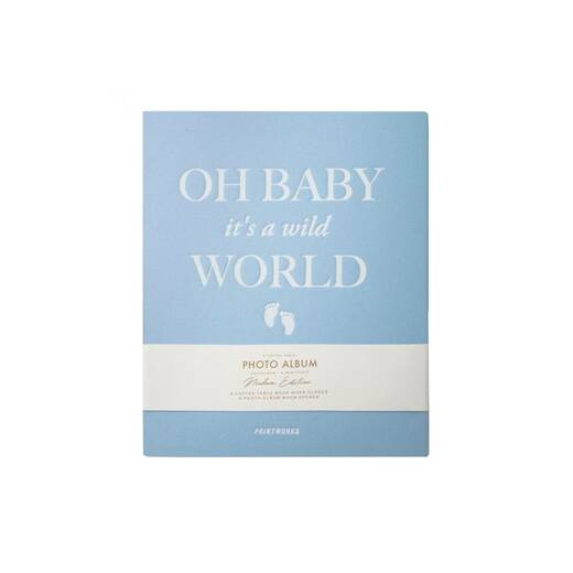 Printworks foto album baby its a wild world plavi