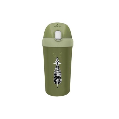 Dječja šalica zelena zebra 400ml