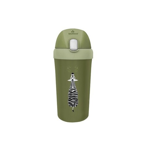 Dječja šalica zelena zebra 400ml