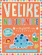 Velike naljepnice za male ruke otok dinosaura vježbenica