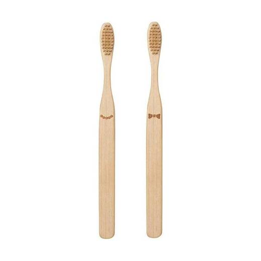 Bamboo toothbrush set 2