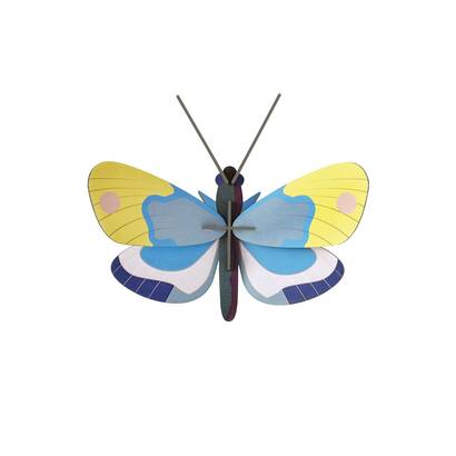 Zidni dekor yellow monarch butterfly mali