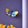 Zidni dekor yellow monarch butterfly mali 3