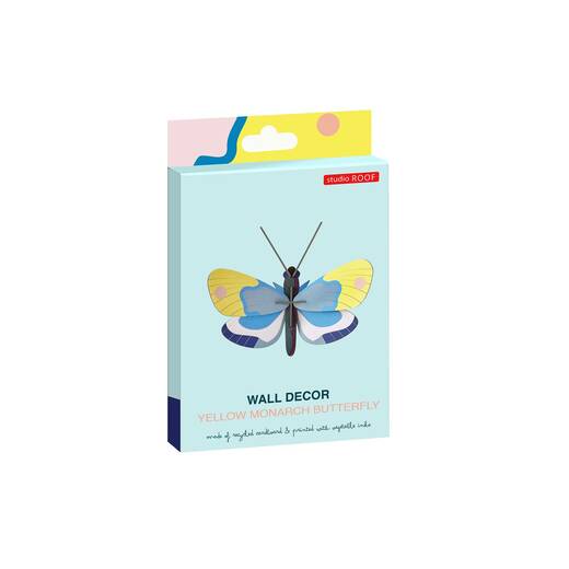 Zidni dekor yellow monarch butterfly mali 2