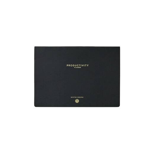 Productivity monthly desk pad