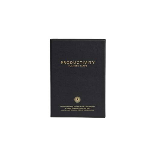 Productivity planner cards
