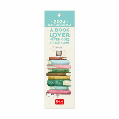 Kalendar bookmark 2024 book lover 5,5x18cm