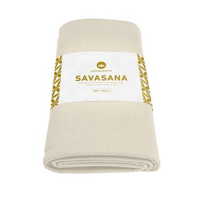 Lotuscrafts deka za jogu savasana bež