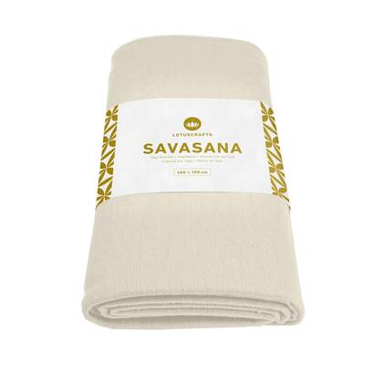 Lotuscrafts deka za jogu savasana bež