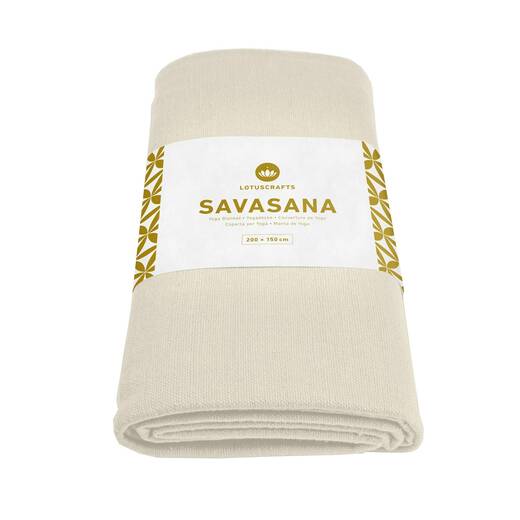 Lotuscrafts deka za jogu savasana bež