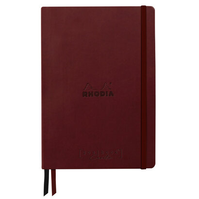 Rhodia goalbook dnevnik a5 crrni listovi burgundy
