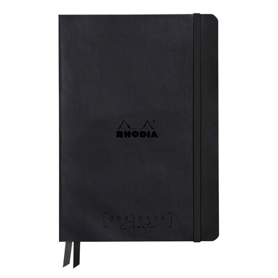 Rhodia goalbook dnevnik a5 crrni listovi black