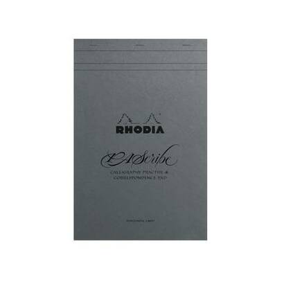 Rhodia blok calligraphy a4 sivi