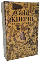 Gold khepri tarot cards