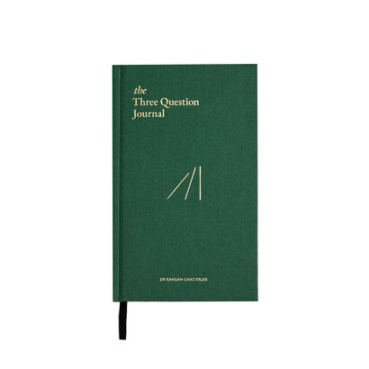Three question journal green
