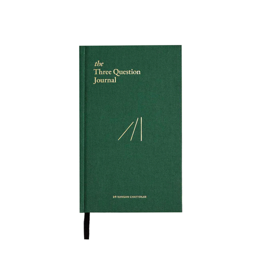 Three question journal green