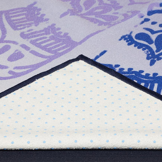 Manduka ručnik yogitoes 2.0 skidless chakra print blue 2