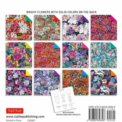 Origami papir bright flowers 500 listova 1