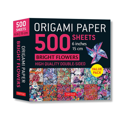 Origami papir bright flowers 500 listova