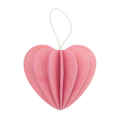 Lovi srce svijetlo rozo 6,8 cm