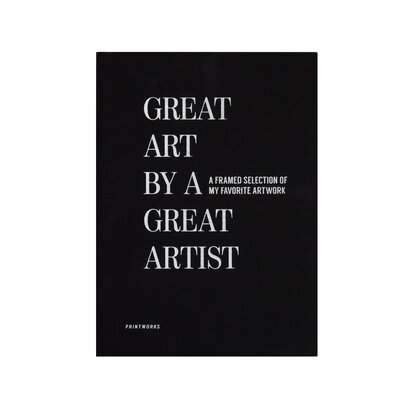 Printworks knjiga za crtanje great art crna