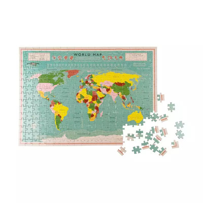 Puzzle karta svijeta 50x35 cm 1