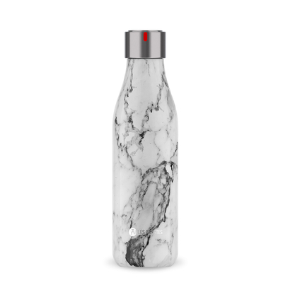 Les artistes termos boca inox marble black & white 500 ml