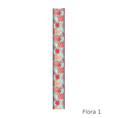 Omotni papir kraft flora 2x0,7m