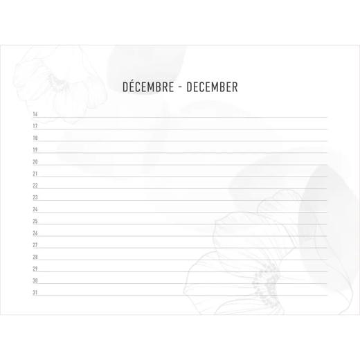 Clairefontaine stolni planer evanescence 23x17cm 3