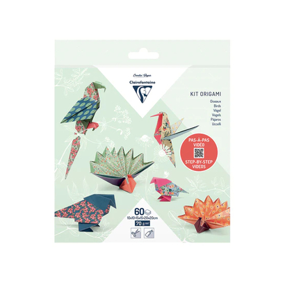 Origami papiri birds set od 3 formata papira