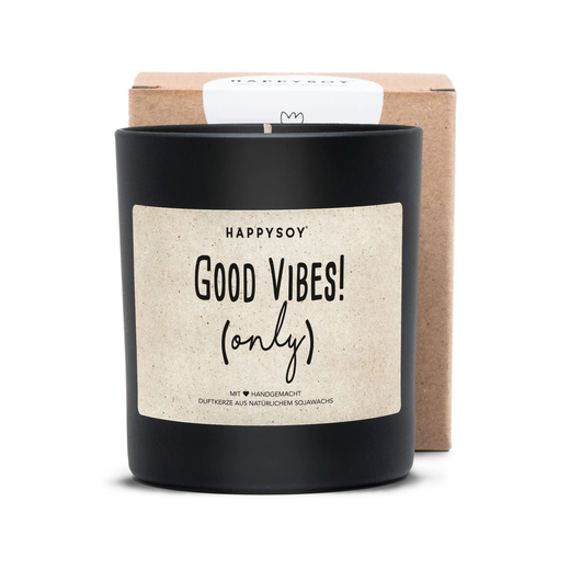 Happysoy mirisna svijeća good vibes only