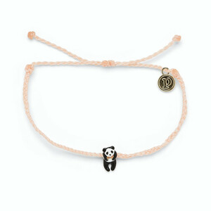 Pura vida narukvica gold charm panda blush