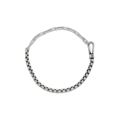 Pura vida narukvica muška carabiner clasp silver