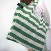 Notabag tote torba olive stripes 3